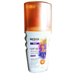 Молочко для загара Mediva Сан SPF50 детское 150 мл
