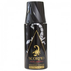 Дезодорант-антиперспирант для мужчин Scorpio Нойр Абсолю парфюмированный 24 часа 150 мл