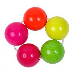 Игрушка-погремушка Пома Цветные шарики