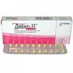 Диане-35, таблетки покрытые оболочкой 2 мг+0.035 мг 21 шт
