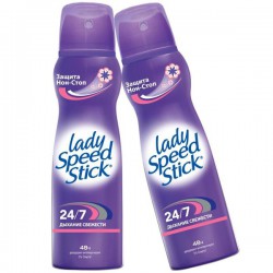 Дезодорант-антиперспирант Lady Speed Stick 24/7 Дыхание свежести спрей 150 мл
