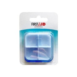 Таблетница Firstaid на 1 день 4 отделения карманная