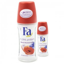 Дезодорант-антиперспирант FA Флорал протект Мак и колокольчик роликовый 50 мл