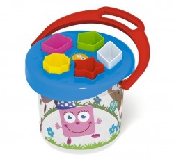 Игрушка ведро-сортер 1.4 л цвет в ассортименте