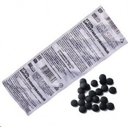 Уголь биоактивированный 10 шт. табл. 250 мг