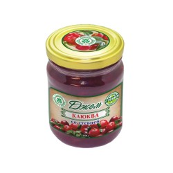 Джем КедроРай клюква со стевией 240 г стекл. банка