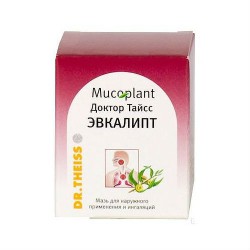 Доктор Тайсс Эвкалипт, мазь д/наружн. прим. и ингал. 50 г №1