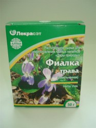 Фиалки трава 50 г чайный напиток серии Дары природы