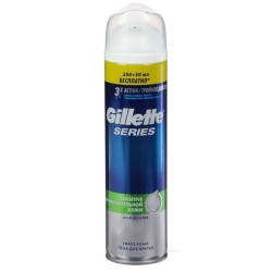 Пена для бритья Gillette сенситив скин для чувствительной кожи с алоэ 250+50 мл