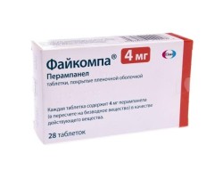 Файкомпа табл. п/о пленочной 4 мг 28 шт.