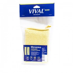 Мочалка Vival хлопковая прямоугольная