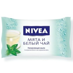 Мыло-уход Nivea мята и белый чай