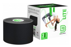 Лента эластичная для тела BBalance Tape (BBTape) Кинезио-тейп лайт нестерильный на клеевой основе уровень фиксации 3 р. 5мх5см
