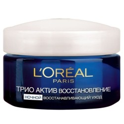 Уход для лица L'Oreal Трио Актив ночной для нормальной и смешанной кожи 50 мл