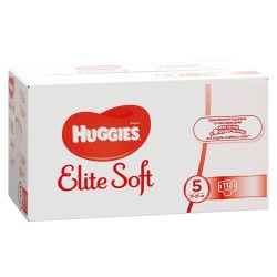 Подгузники 112 шт. Huggies элит софт 12-22 кг р. 5