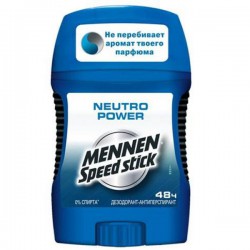 Дезодорант-антиперспирант для мужчин Mennen Speed Stick Нейтро Пауэр стик