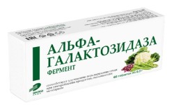 Фермент альфа-галактозидаза 60 шт. табл. 0.3 г