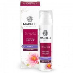 Крем-уход для лица Markell Эвридей лотос ночной 50 мл