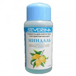 Жидкость для снятия лака Severina миндаль 50 мл