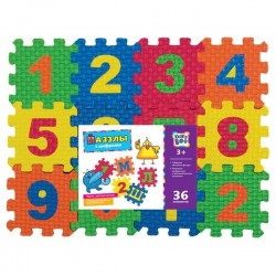 Игрушка Kribly Boo пазлы с цифрами 36 элементов