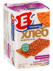 Хлеб вафельный 80 г Елизавета йодированный