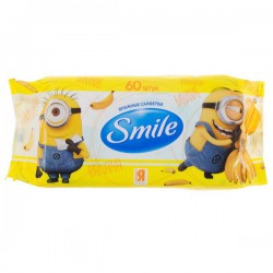 Салфетки влажные Smile Миньоны 60 шт.