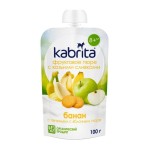 Пюре, Kabrita (Кабрита) 100 г фруктовое с козьими сливками банан печенье яблочное пюре
