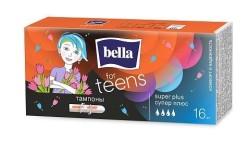 Тампоны Bella Тинс супер плюс без аппликатора 16 шт.