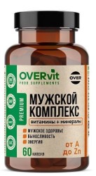 Мужской комплекс OVERvit БАД 60 шт. капс.