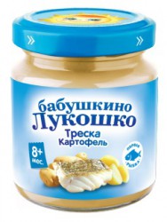 Пюре Бабушкино лукошко треска картофель с 8 мес 100 г
