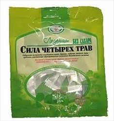 Леденцы сила четырех трав 50 г
