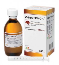 Леветинол р-р д/приема внутрь 100 мг/мл 300 мл 1 шт.