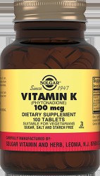 Витамин К 100 мкг фитоменадион 100 шт. табл. 310 мг
