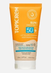 Молочко для тела Topicrem Сан протект увлажняющее SPF50 50 мл