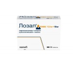 Лозап плюс, таблетки покрытые пленочной оболочкой 12.5 мг+50 мг 30 шт