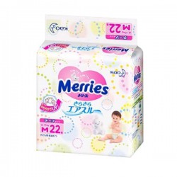 Подгузники 22 шт. Merries 6-11 кг р. m