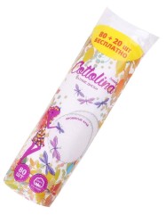 Ватные диски Cottolina бьюти прошитый край 80 шт.