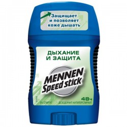 Дезодорант-антиперспирант для мужчин Mennen Speed Stick 24/7 Дыхание и защита стик 50 г