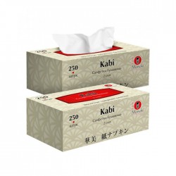 Салфетки бумажные Maneki Каби двухслойные 250 шт.