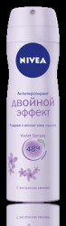 Дезодорант-антиперспирант Nivea Двойной эффект виолет сенсес спрей 150 мл