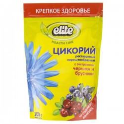 Цикорий растворимый Elite черника брусника 100 г мягк. упак.