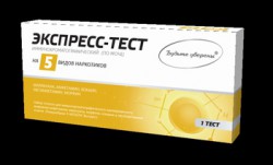 Тест для выявления 5 видов наркотиков