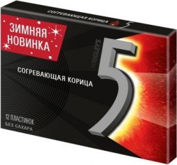 Жевательная резинка Wrigley's Five 31.2 г Корица