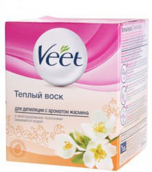 Воск для депиляции Veet теплый с ароматом жасмина 250 мл