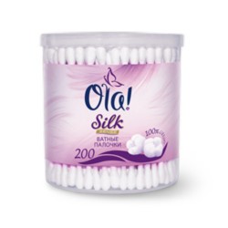 Ватные палочки Ola Силк сенс 200 шт.