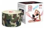 Лента эластичная для тела, BBalance Tape (BBTape) (ББаланс тейп (БиБи тейп)) р. 5мх5см Кинезио-тейп дизайн нестерильный на клеевой основе камуфляж