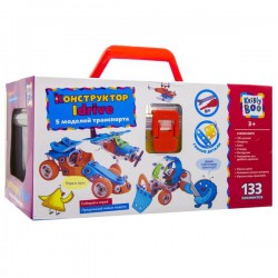Игрушка Kribly Boo Айдрайв конструктор 5 моделей в чемодане 132 элемента