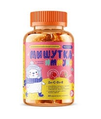 Мишутка Иммуно Zn + C + D3 + E MultiForte 60 шт. паст. жев.