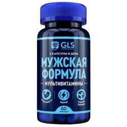 Мужская формула Мультивитамины GLS БАД 60 шт. капс. 440 мг