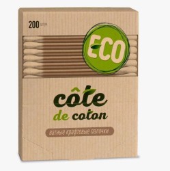 Ватные палочки Cote de coton 200 шт.